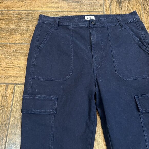 J Crew Navy Blue Cargo Ankle Pants Size 27T - Picture 7 of 10